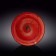 Deep plate Wilmax England Spiral, D = 25.5 cm, 350 ml, red color
