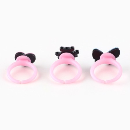 Ring 3 pcs with a tattoo "Beautiful fairy" 8 x 12 cm-8