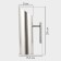 Magistro stainless steel jug "Elim", 1.3 l, 29 × 15.5 × 9 cm
