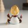 Souvenir Polystone Snowman with a cup on the head, unpacked the gift "6x5x6 cm