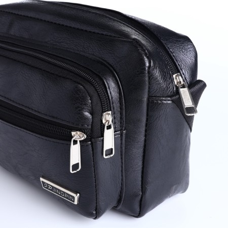 Male bag, black color-3