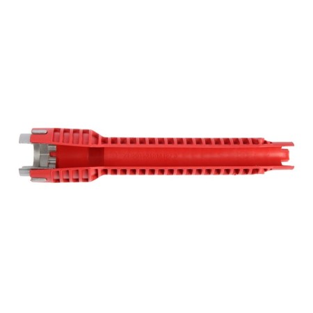 Plumbing key 8 in 1 tundra, inserts 21-40 mm, housing 28 and 52 mm, extractor, 250 mm-5