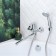 BUNE BOOOU B8274-18F bath, pour 322 mm, shower set, brass, chrome