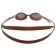 ATEMI N7104 swimming glasses, silicone, milk chocolate color