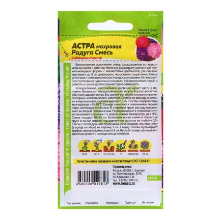 Astra seeds "Terry Rainbow", 0.1 gr.-1