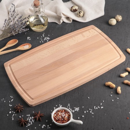 Board Dilan Bukovsky, 40 × 23 × 1.1 cm, beech, with bloodstream, BUOK-1