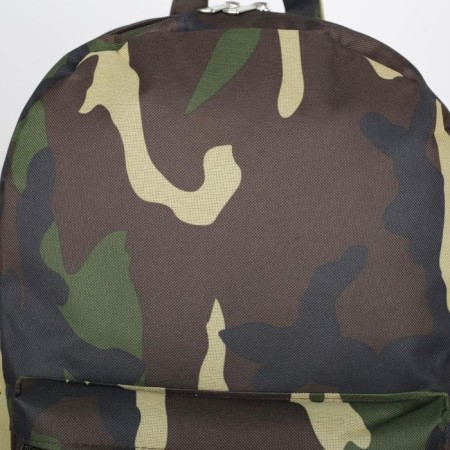 Male backpack on lightning, external pocket, “ZFTS”, Camouflage color/Haki-2