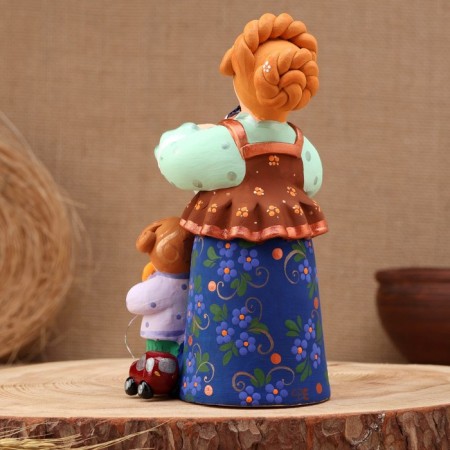 Kovrov toy "Baryshnya with children Summer", ceramics-2