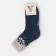 Male socks from Mongolian wool "snowflake", blue color, size 29 (43-45)