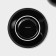 Coffee steam porcelain Magistro Coffee Time, 2 objects: a cup 300 ml, a saucer d = 15.5 cm, black color