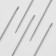 Sewing needles No. 6, D = 1.2 mm, 5 cm, 10 pcs, S-9