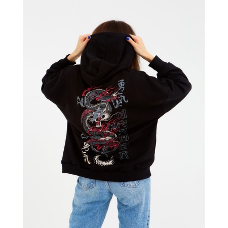 Sweatshirt Women's oversize mist "Dragon" size 44-46-2