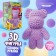 Toy pompons "Bear", lilac