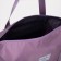 Sports bag with lightning, with an increase, external pocket, lilac color