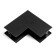 The connector of the overhead for the busbar (ceiling-wall) is black 5x5 cm