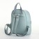Women's backpack on lightning, blue color