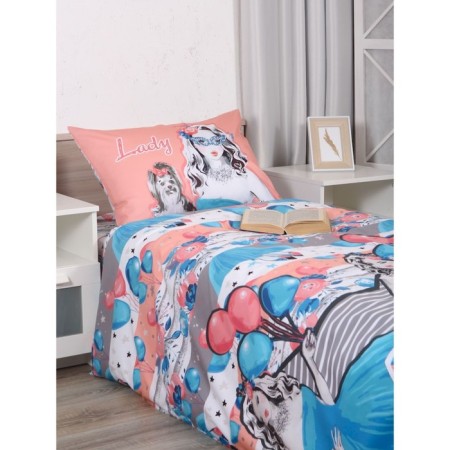 Bed linen 1.5 joint venture lady, size 150x215 cm, 145x210 cm, 50x70 cm-2