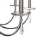 Freya FR1006PL-08N Forte, 720x720x1458 mm, E14, 8x40W, Nickel color