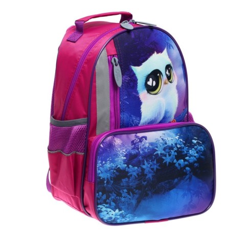School backpack, 37 x 26 x 13 cm, ergonomic back, calligrata orth "owl"-6