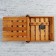 Wooden Keyline "Keys", dark, 20 x 20 x 6 cm