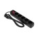 Extension cord Standard 5 Nest, 1.5m, 3x1.0mm², s/h, with a switch, black rexant