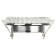 Lamp Built -in era DK84, IP20, 15W, 120 mm, chromium color/transparent