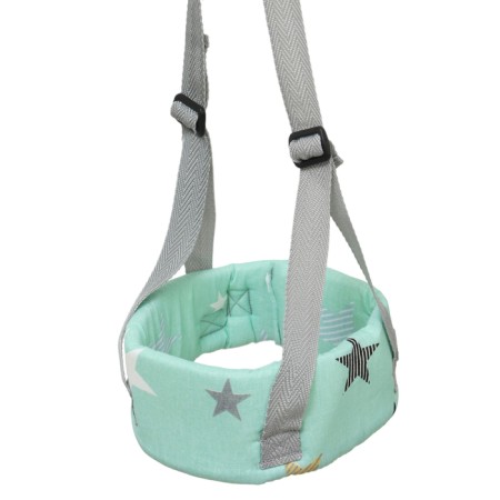 Reins for children No. 1, mint stars, turquoise color-1