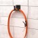 Holder for storing an air hose and extension cord, wall, black