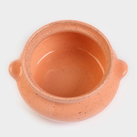 Borisovsky ceramics “Flamingo”, 500 ml, 13 × 19.5 cm, pink baking pot-3