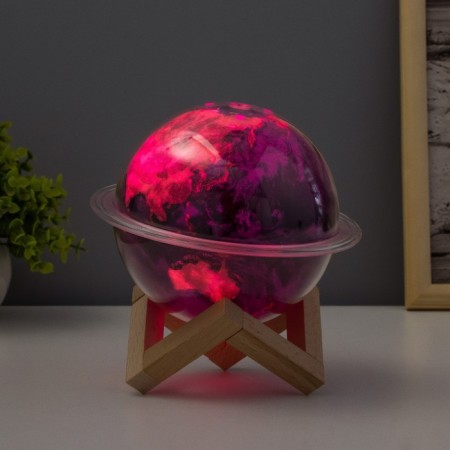 Night-owner "Planet" LED 2.2W USB 330ml 15.1x15.1x12 cm Risalux-6