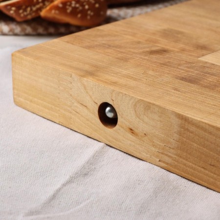 Defense board ADELICA "Profi", 70 × 30 × 4 cm, with metal ties and side handles, birch-3