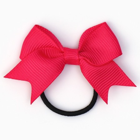 Hair elastic band with a nasopian bow Diam. 4 cm-2