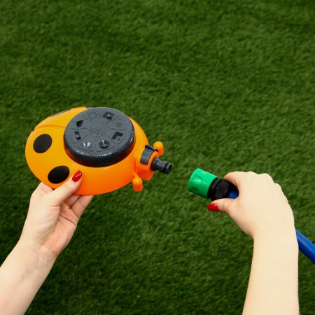 The multifunctional spray, 8 modes, under connector, plastic, “ladybug”, Greengo-13