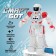 Robot radio -controlled "Smart Bot", walks, light and sound, Russian chip, red color
