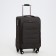 Small suitcase 20 ”, lightning department, code lock, 4 wheels, outer pocket, brown color