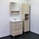 Mirror Comfort Comforty Mario 60 for the bathroom, color smoky oak color