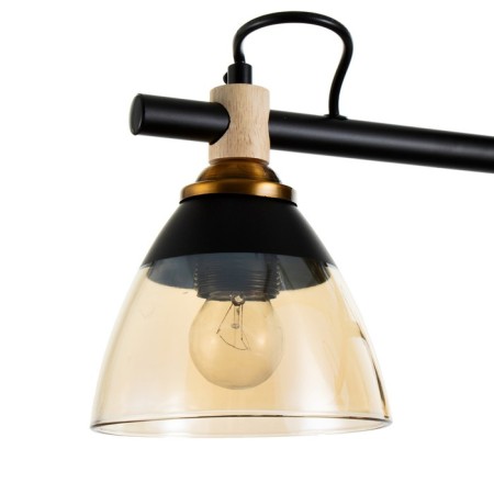Svetogor chandelier "Evening" 3x60W E27 Black 57x57x28cm-5