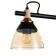 Svetogor chandelier "Evening" 3x60W E27 Black 57x57x28cm