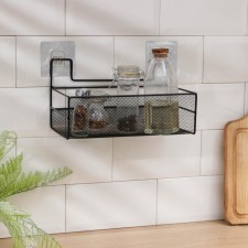 Shelf on Velcro of the Delaland, 26 × 13.5 × 14 cm, black color