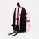 School backpack from lightning textiles, external pocket, pink color
