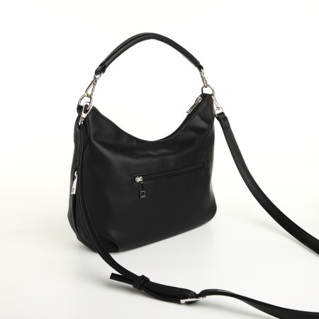Women's bag with lightning, black color-1