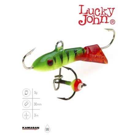 Balancir Lucky John Classic 3 + tee, 3 cm, color 36rt blister