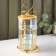 Three -tier glass “Heart” glass, 500 ml, 12.2 × 27.5 cm, pearlescent color
