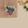 Schildik decorative for the gift "Hare at the Christmas tree", 6.3 x 7 cm, New Year