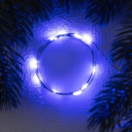 Rosa thread. IP20, 1 m, N.S. LED (1608) -10-4.6V, AG13X3 (in the set), 3 modes, glow blue