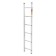 Tundra staircase, aluminum, single -section, bailiff, 6 steps, 1680 mm