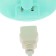 Electric kettle "Drop", plastic, 0.5 l, 600 watts, turquoise
