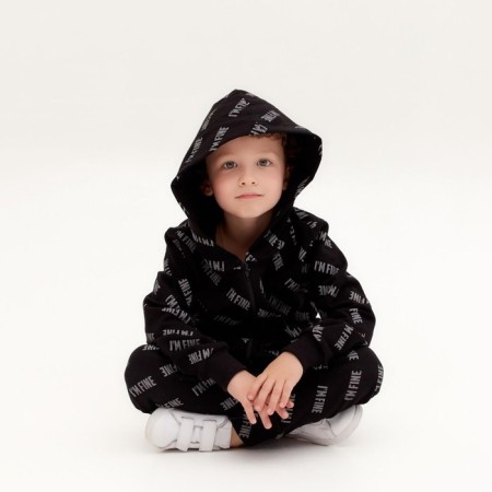 Children's sweatshirt with a hood KAFTAN "Rock on" p. 30 (98-104)