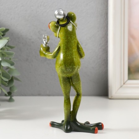 Souvenir Polystone Lac "Frog - Doctor" 16x6x5.5 cm-2