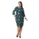 Female dress, size 52, blue, green color